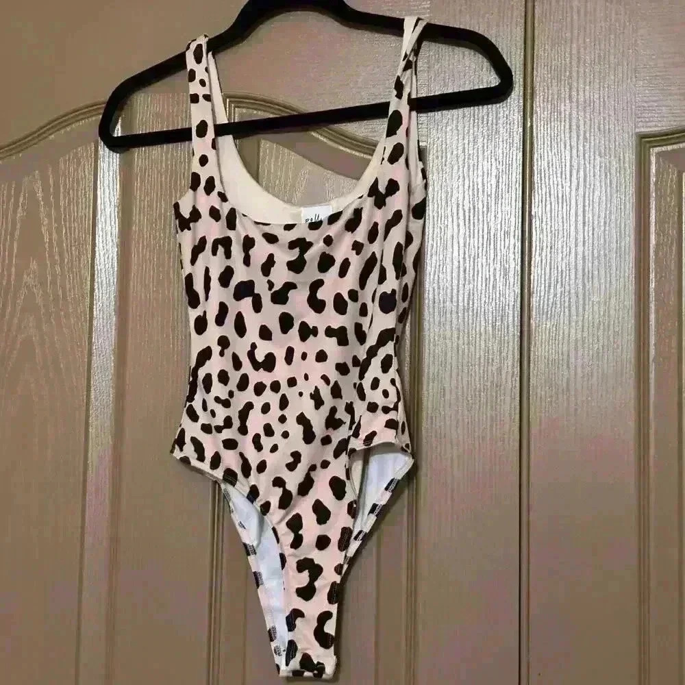 Princess Polly animal print bodysuit layering piece size small women’s tank top
